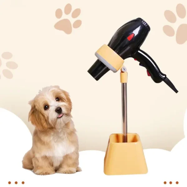 Dog Hair Dryer Stand: 180 Degree Rotatable Bracket for Grooming - Image 3