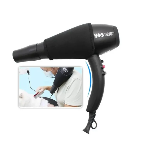 Dog Hair Dryer: Blue Light, Halter Neck, Pet Shop - Image 2