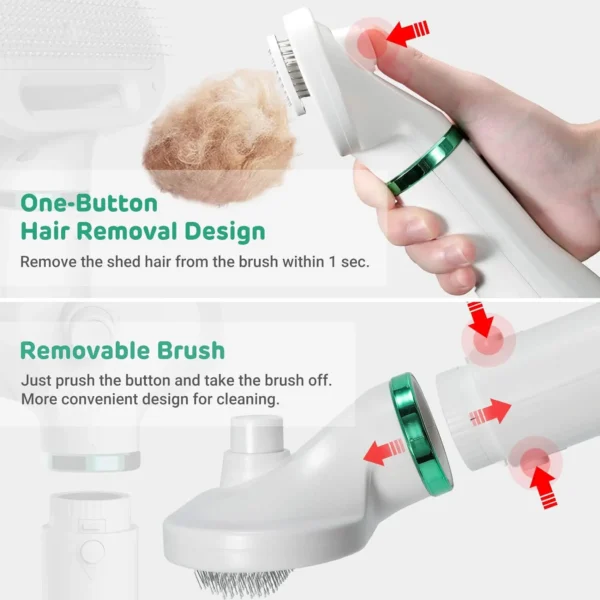 Portable Dog Hair Dryer with Brush - Image 3