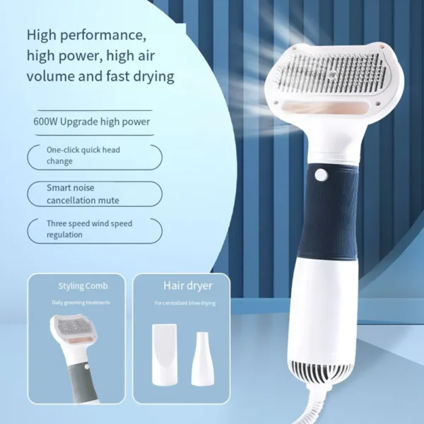 Dog Hair Dryer: Low Noise 3-in-1 - Image 3