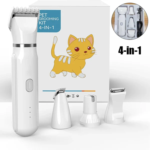 Dog Hair Dryer 4-in-1 Quiet Grooming Kit