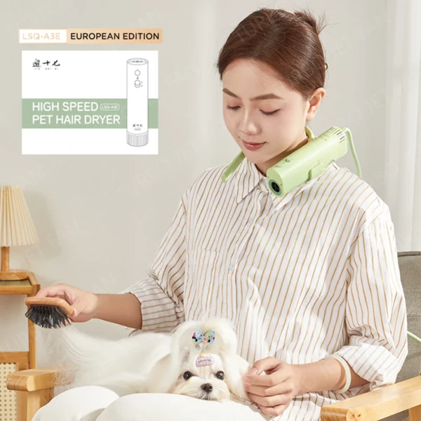 High-Power Dog Hair Dryer Portable & Silent - Image 3