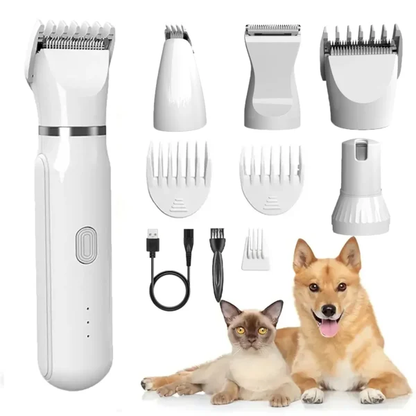 Dog Hair Dryer 4-in-1 Quiet Grooming Kit - Image 4