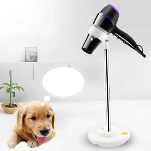 Dog Hair Dryer with Adjustable Floor Holder Rack for Grooming