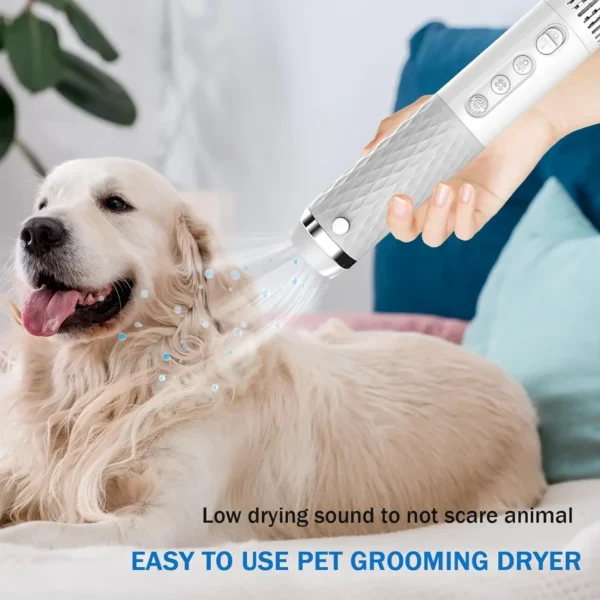 Dog Hair Dryer: Portable with 4 Nozzles - Image 6