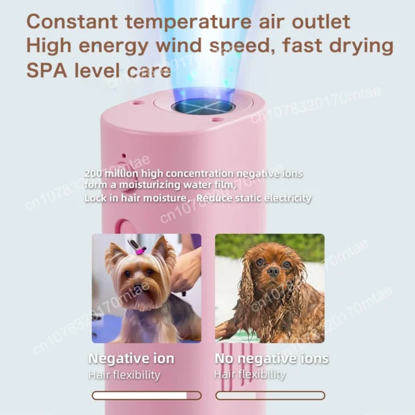 High-Power Dog Hair Dryer Portable & Silent - Image 6