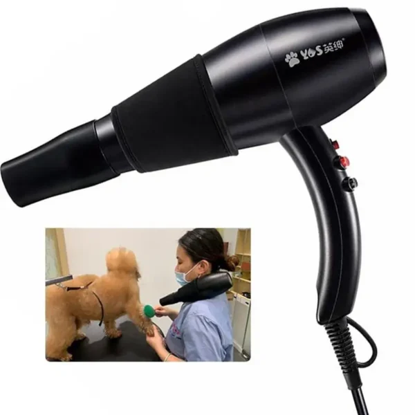 Dog Hair Dryer: Blue Light, Halter Neck, Pet Shop