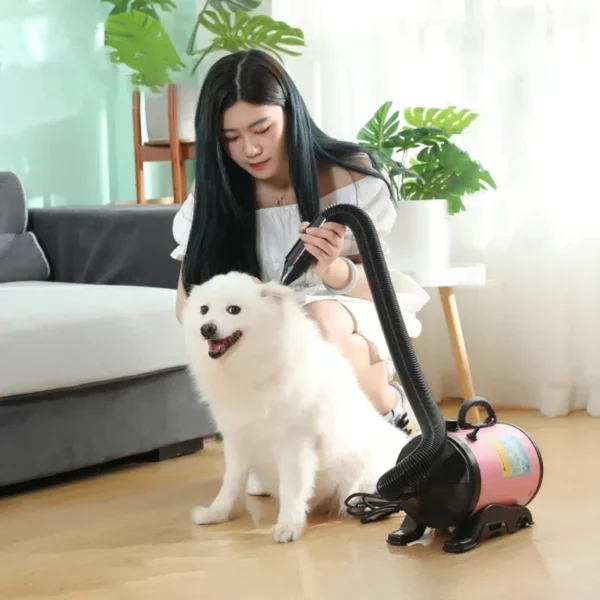 Dog Hair Dryer: 2800W Professional Grooming Blower with Adjustable Warm Wind - Image 4