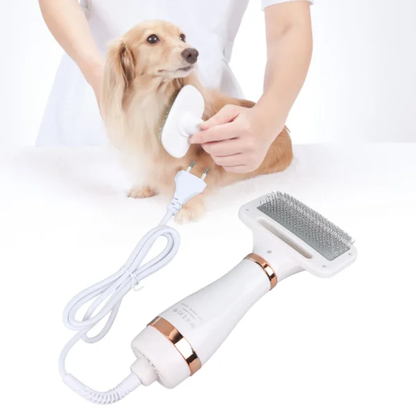 Dog Hair Dryer: 2-in-1 Slicker Brush. - Image 4