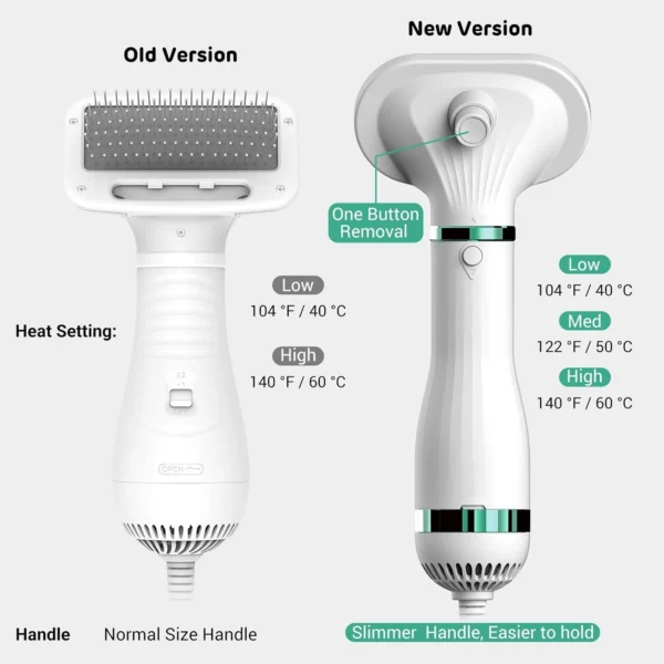 Portable Dog Hair Dryer with Brush - Image 2