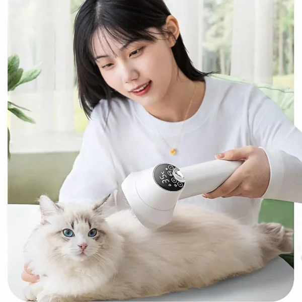 Dog Hair Dryer: Silent Grooming for Cats & Dogs, No Harm