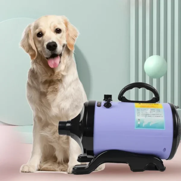 Dog Hair Dryer: 2800W Professional Grooming Blower with Adjustable Warm Wind - Image 6