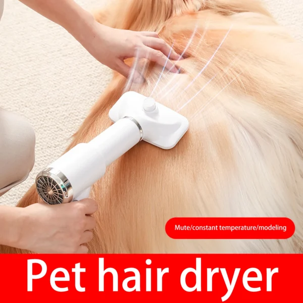 Dog Hair Dryer: 4-in-1 Quiet Comb. - Image 2