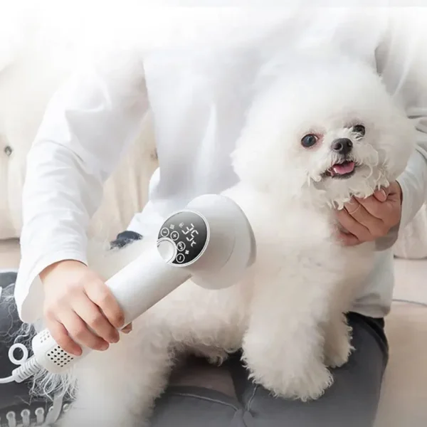 Dog Hair Dryer: Silent Grooming for Cats & Dogs, No Harm - Image 7