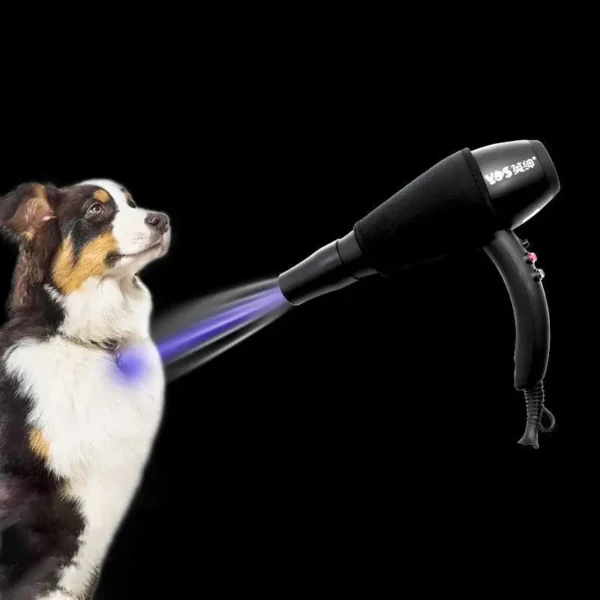 Dog Hair Dryer: Blue Light, Halter Neck, Pet Shop - Image 5